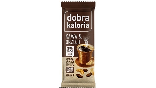 Baton Dobra Kaloria  Kawa i Orzech 35g