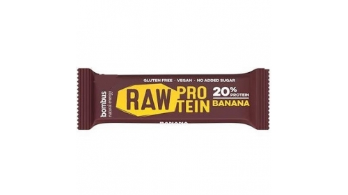 Baton Proteinowy Raw Protein Bombus Banan 50g