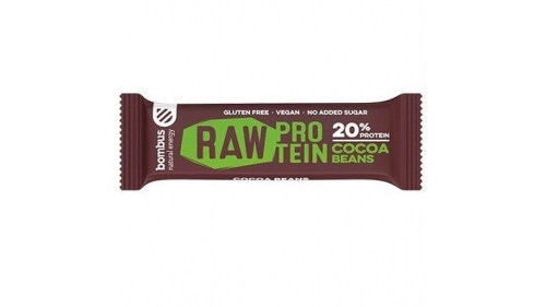 Baton Proteinowy Raw Protein Bombus ziarna kakaowca 50g